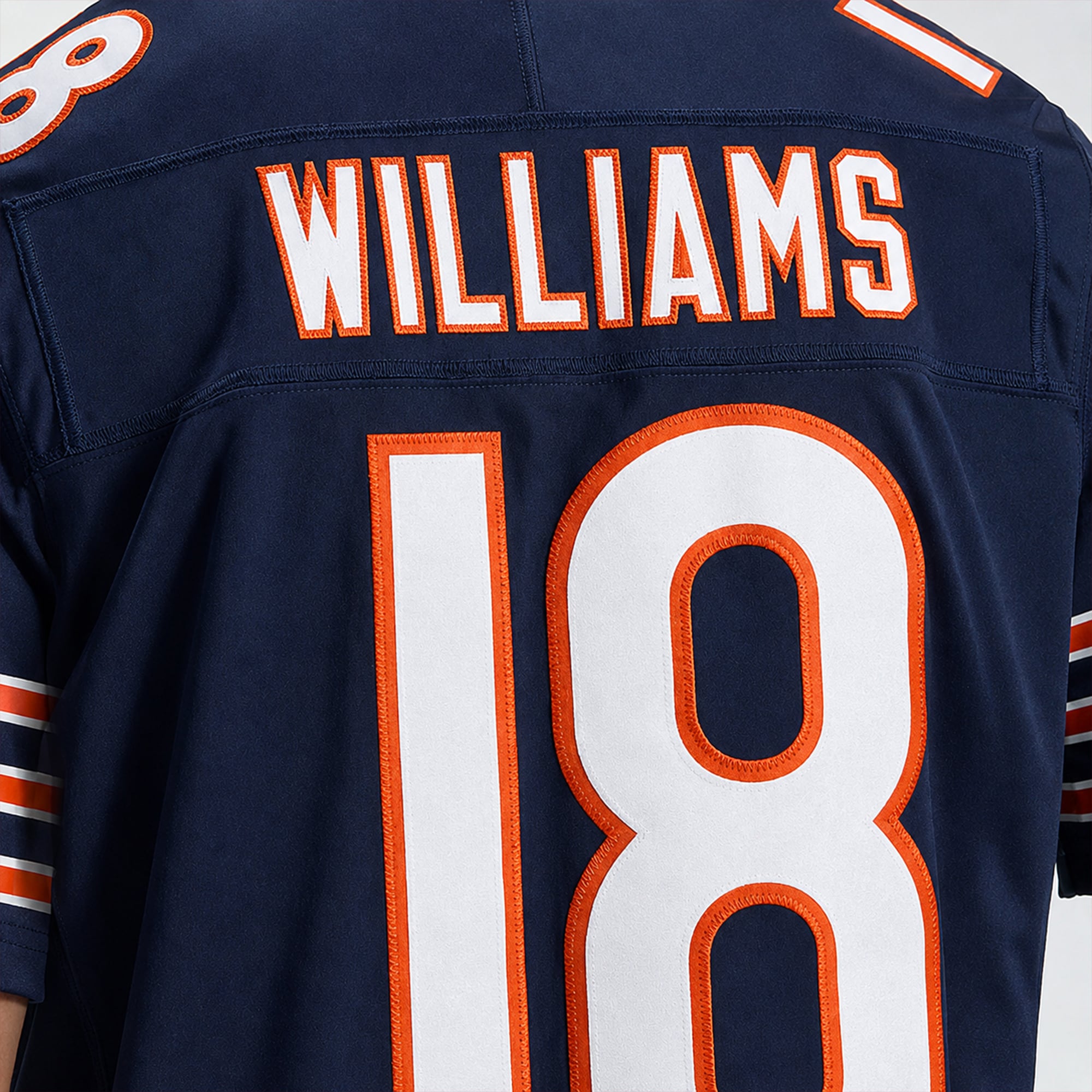 Men's Nike Caleb Williams Navy Chicago Bears Vapor F.U.S.E.